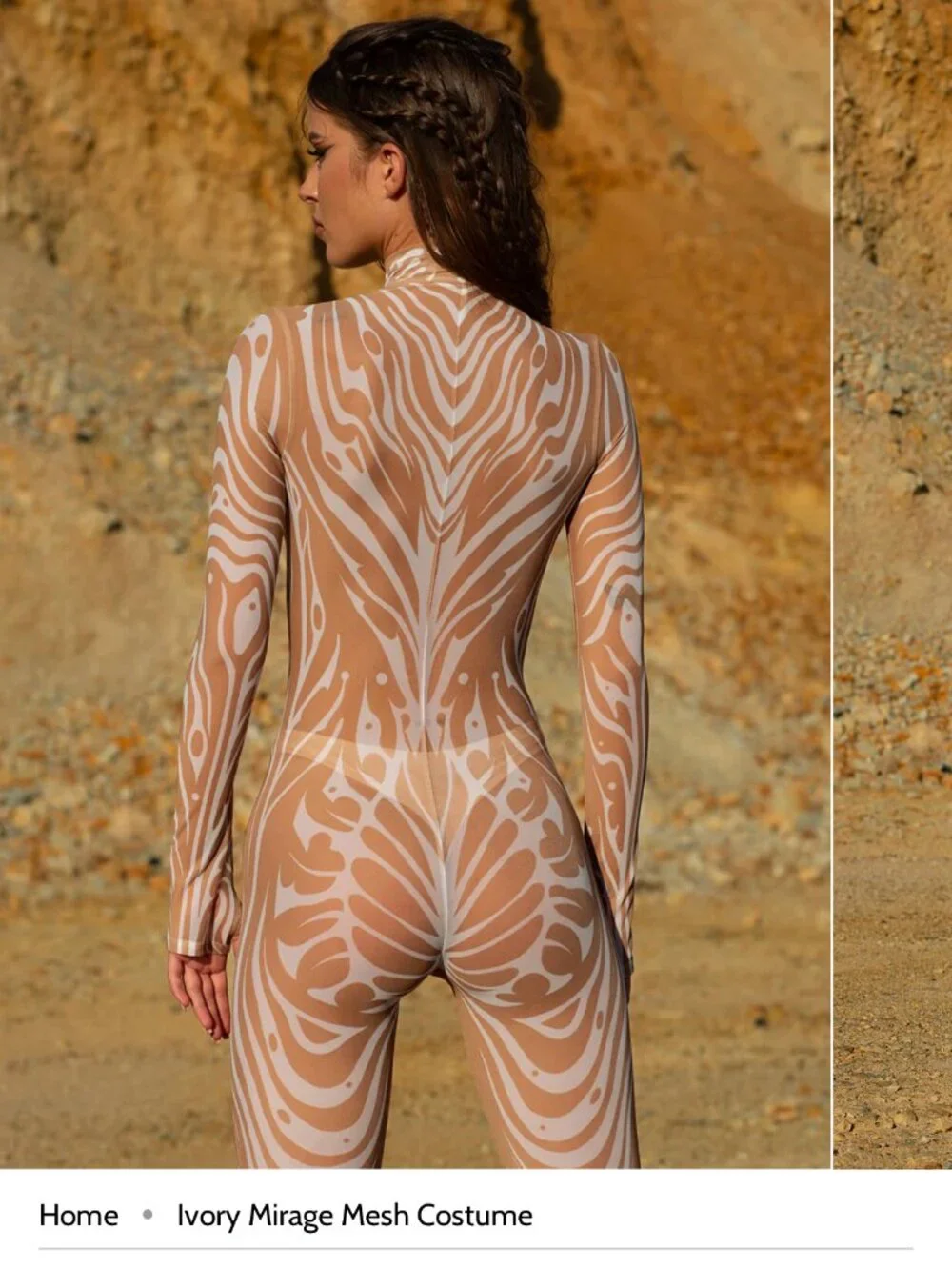 Badinka Rave Body Suit - Picture 3 of 6